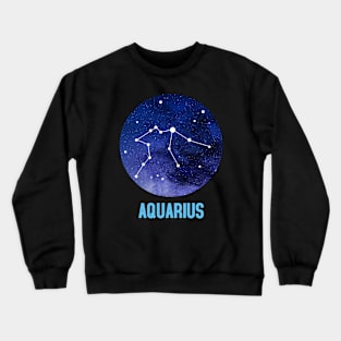 Aquarius constellation Crewneck Sweatshirt